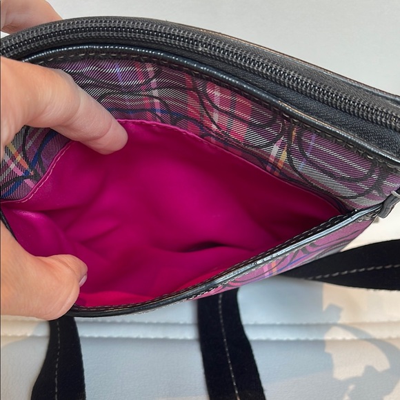 Coach Pink and Black Crossbody Bag - Picture 5 of 7